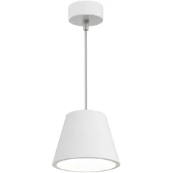 ledscom.de Pendelleuchte / Hängelampe GIEDI, Gips, weiß matt, 1x GX53 max. 15W
