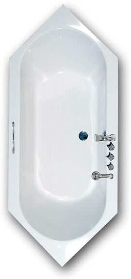 Caribia Corinna 190 6-corner bathtub Corinna incl. foot frame