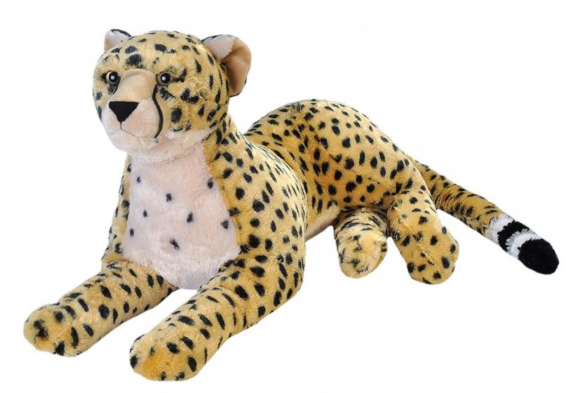 Wild Republic Junior Knuffelbaar Luipaard, Pluche, Beige/Geel, 76 cm