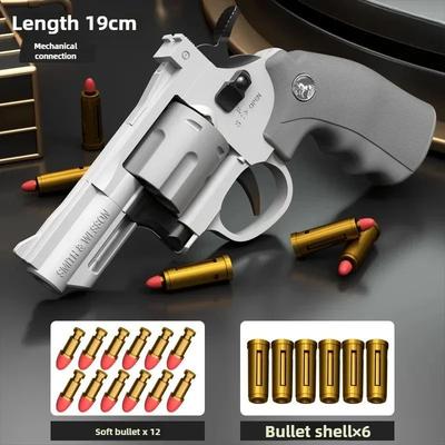 Inspire Select Magnum ZP5 357 Dart Blaster Automatic Continuous Soft Dart Gun Outdoor Action Play Set For Kids & Adults zp5 Gray 7.5 In