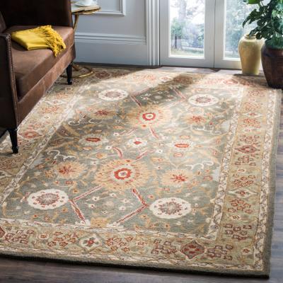 SAFAVIEH Handmade Anatolia Leonora Traditional Oriental Hand-spun Wool Rug