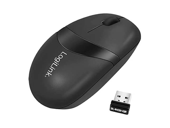 LogiLink ID0114 draadloze optische muis, 2,4 GHZ, 1200 dpi, zwart