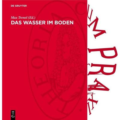 Das Wasser im Boden, Gebundene Ausgabe von , De Gruyter, 978-3-11-273802-3