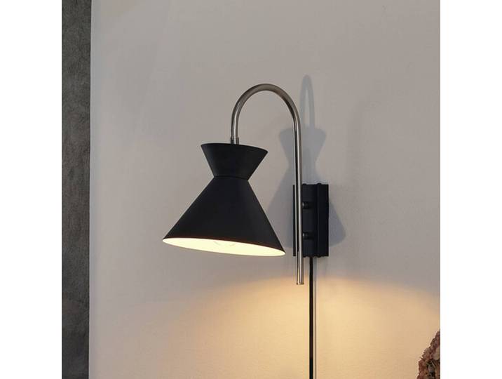 OSRAM Wandleuchte Decor Waist, schwarz, für Wohn- / Esszimmer, Metall, Modern