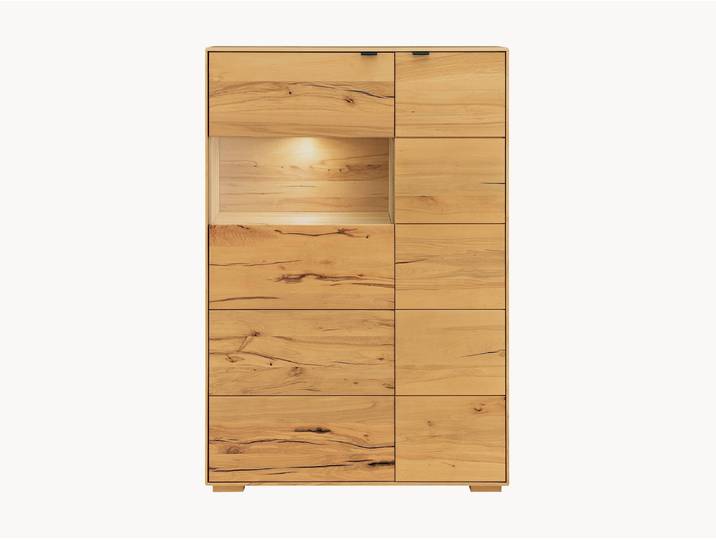 Highboard Senera - Variante 01 - Wildeiche
