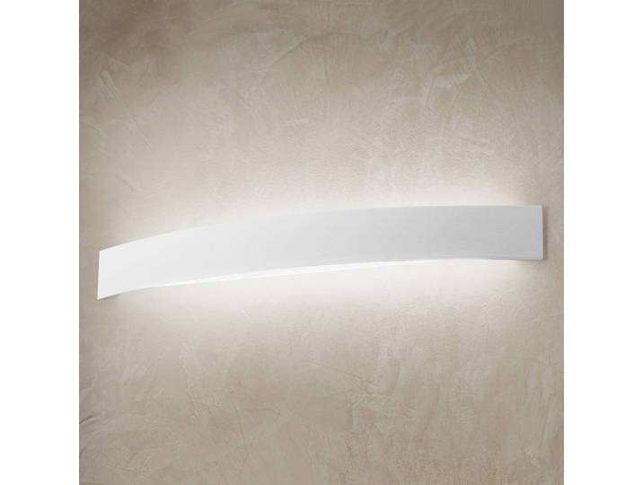 Linea Light Wandlampe CURVE, weiß / opal, für Wohn- / Esszimmer, Aluminium, Modern, LED Wandleuchte, Wandlampe Innen