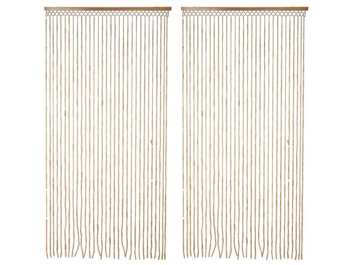 2er-Set Türvorhang Bambus, Wandschmuck, 90 x 180 cm