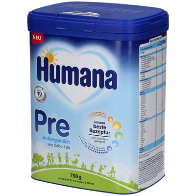 Humana PRE Anfangsmilch 5Hmo Pulver 750 g