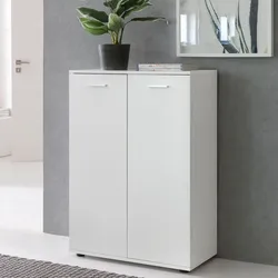 FineBuy Kommode SVEA Anrichte Sideboard Holz Flurschrank mit Türen Flurmöbel