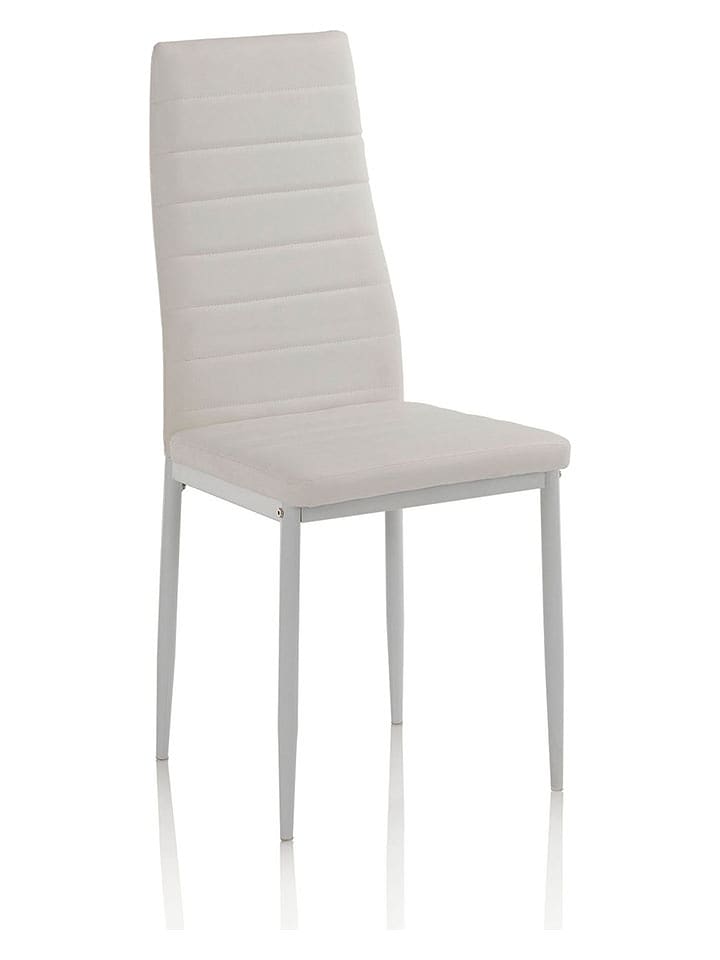 TFT Home Esszimmerstuhl in Weiß - (B)41 x (H)95 x (T)39 cm - onesize