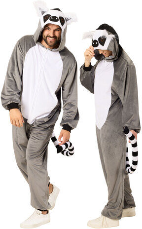 buttinette Overall "Katta-Affe", unisex, grau