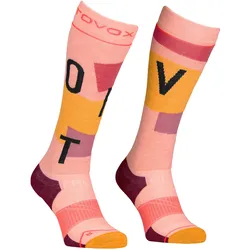 Ortovox, Damen, Sportsocken, Freeride (42 - 44), Pink, Mehrfarbig