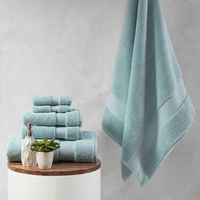 Jla Home/Bed Splendor Bath Towel Set Six Piece Set, Six Piece Set, Light Blue