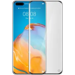 Bigben Connected FGEVOP40ORIG (1 Stk., Huawei P40), Smartphone Schutzfolie, Schwarz, Transparent