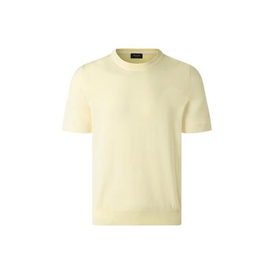 T-Shirt MAERZ MUENCHEN "Maerz Muenchen 450501 T-Shirt Herren Bekleidung", Herren, Gr. 56, gelb, 100% Baumwolle, Shirts T-Shirt