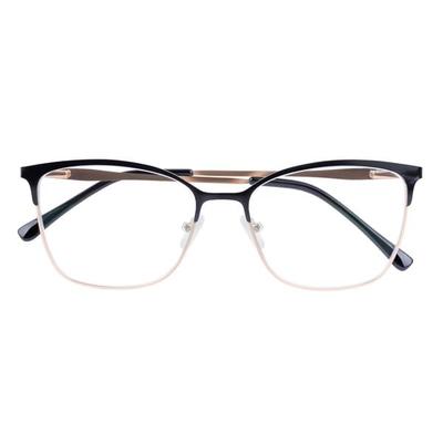 Lesebrille MIA, schwarz-gold, +1.50 dpt mit Etui