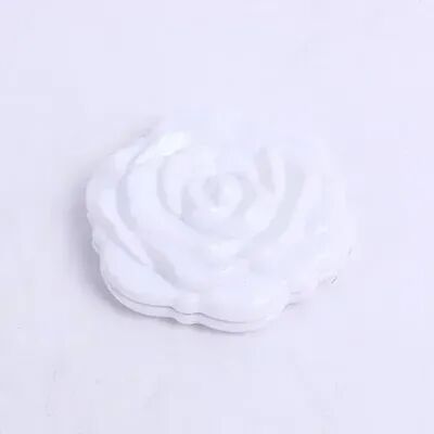 Fusion Finds Vintage Rose Compact Pocket Mirror Double Sided Portable Makeup Mirror For Purse & Travel white