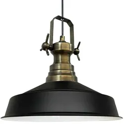 Bamyum Vintage 2 Industrial  Schwarz Hängelampe