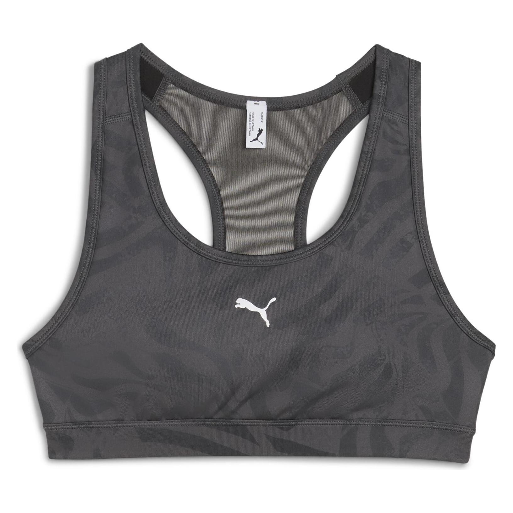 Puma 4keeps Bra - Padded - Ribbon Stripe Print (M) (528152)