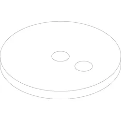 BOSCH Ersatzteil TTNR: 8735100061 Abdeckung oben D610 schwarz everp