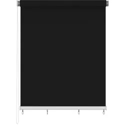 vidaXL Außenrollo 220x230 cm Schwarz