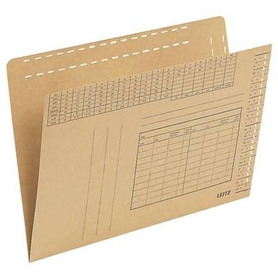 LEITZ Einstellmappe vertikal A4 naturbraun
