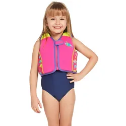 Zoggs - Schwimmweste für Kinder - Farbe: Pink - Alter: 2-3