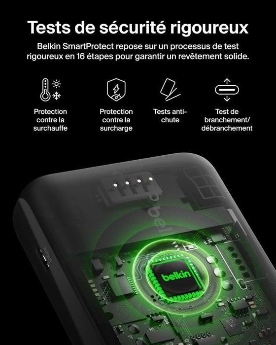 Belkin Externe batterij 20.000 mAh met USB-A & USB-C, 15 W, Blauw