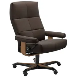 Stressless Bürostuhl David Office Leder Braun Batick Brown M (Medium)