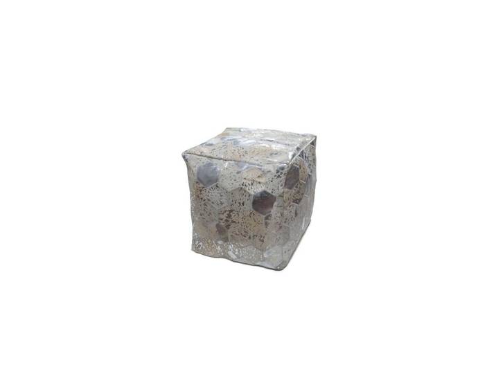Pouf Dazzle Grau/Silberfarben B: 45 cm