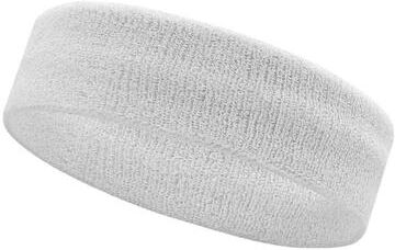 Inspired Finds AOLIKES Elastic Cotton Sports Sweat Headband white
