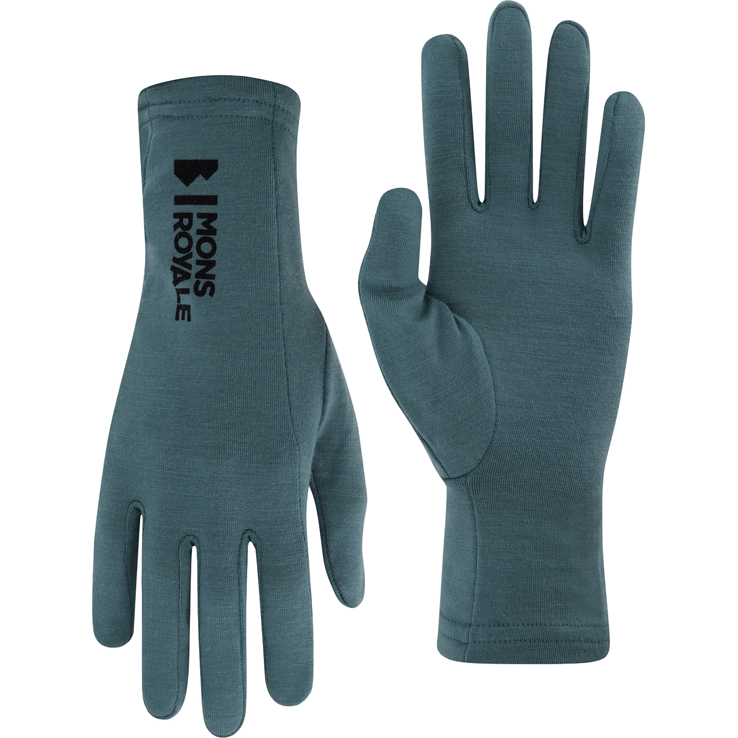Mons Royale Olympus Handschuh Liner Skihandschuhe grau Größe S Skitour Elastisch Merinowolle