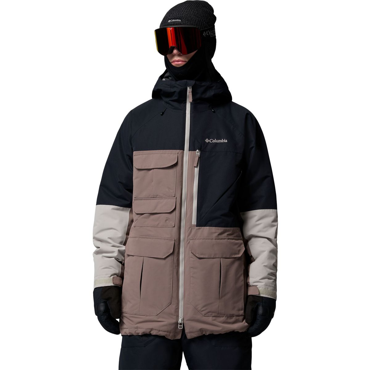 Columbia Men's Coreshot Waterproof Ski Jacket iron, black, flint grey (254) S 213398-2133981-254-S