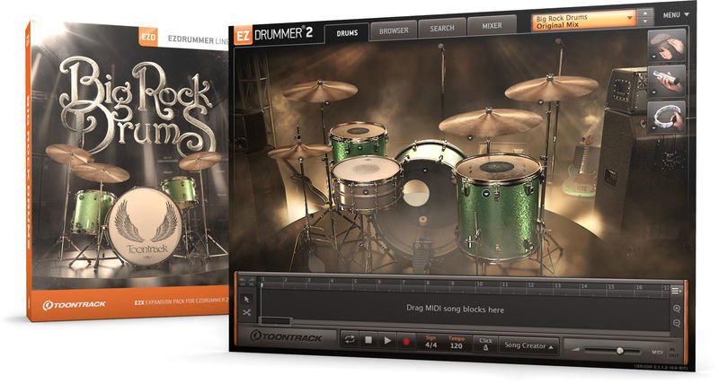 Toontrack EZX Big Rock Drums