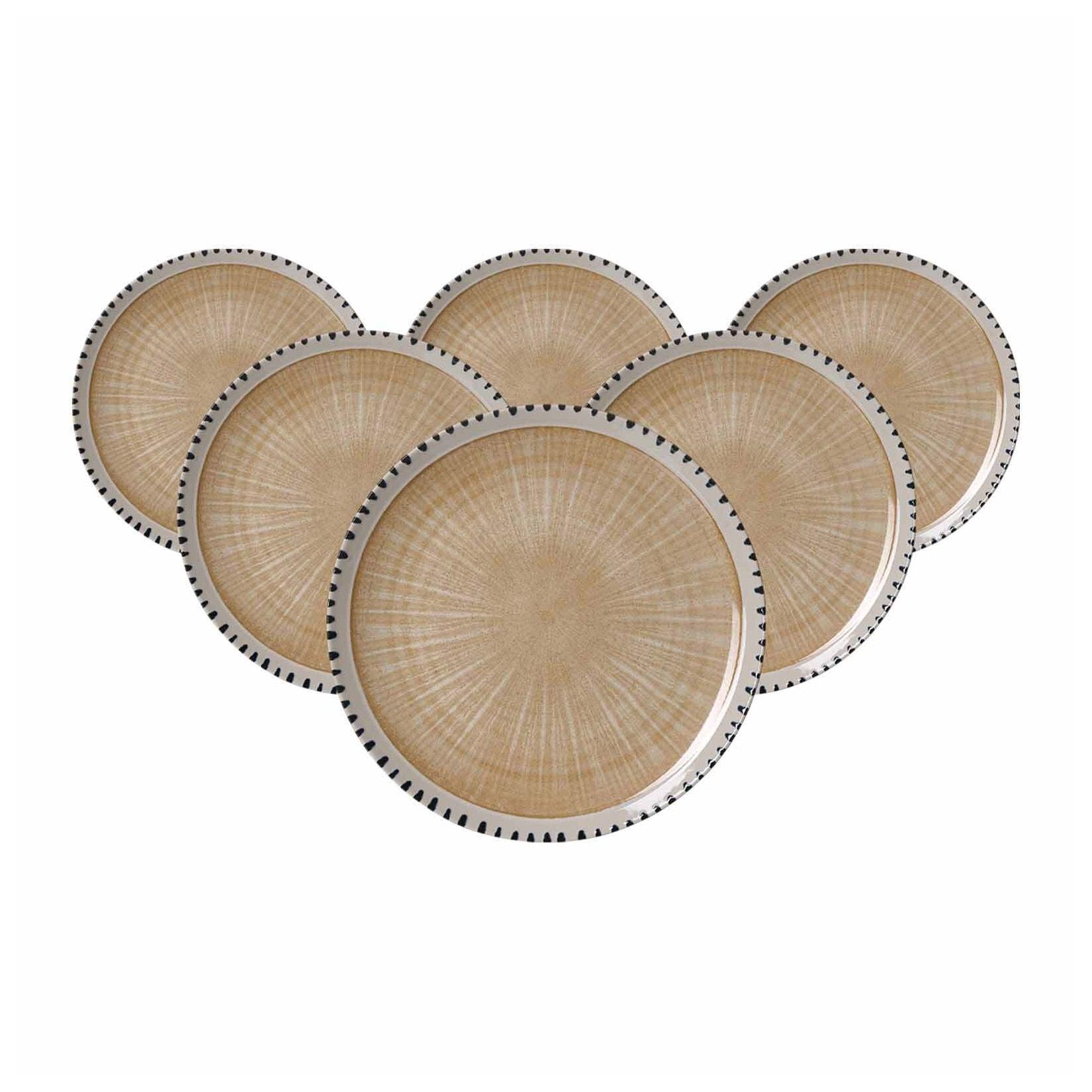 Ritzenhoff & Breker Speiseteller Natura ø 26 cm 6er Set