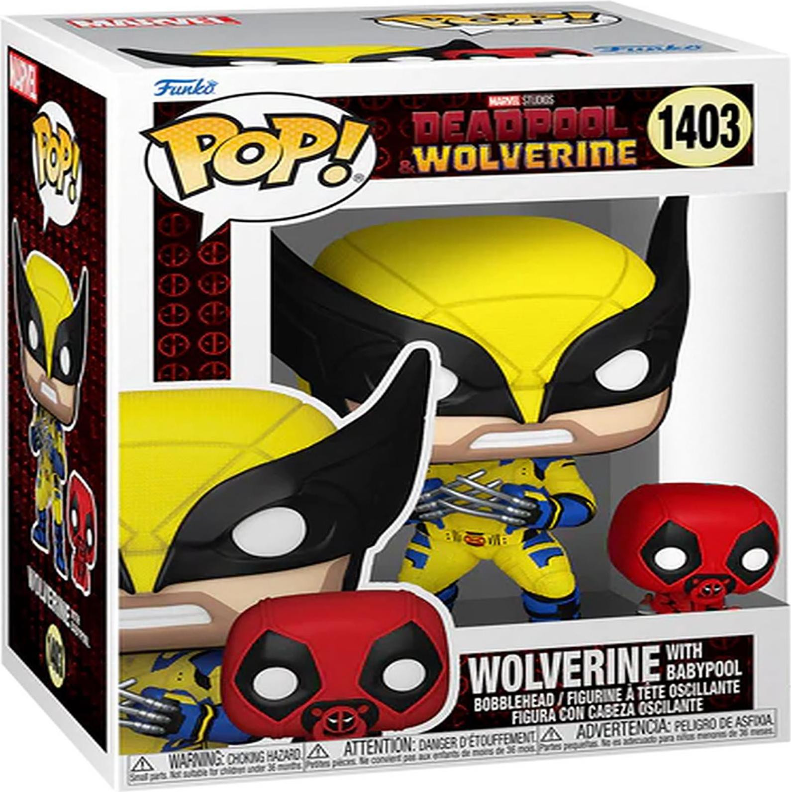 Funko Pop! Vinyl figuur Deadpool & Wolverine - Wolverine met Babypool 1403