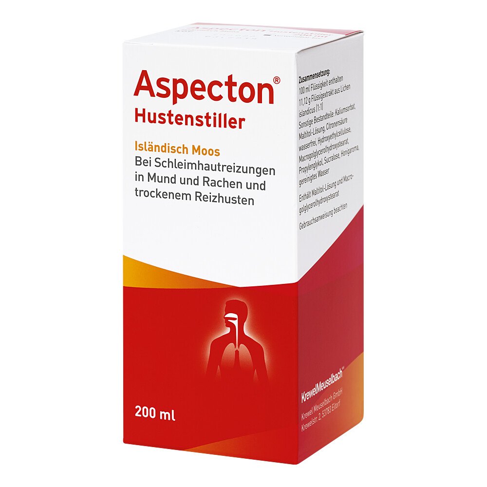 HERMES Arzneimittel GmbH Aspecton Hustenstiller Isländisch Moos Saft 12354571