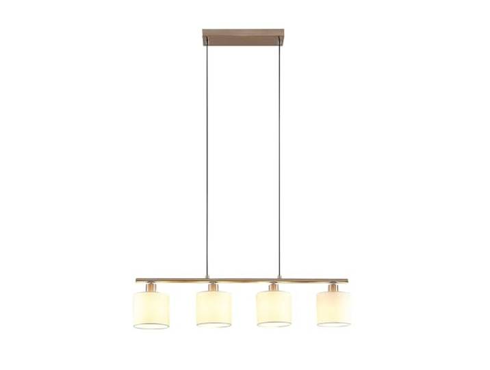 Lindby Pendelleuchte in nickel matt, alabaster, Hängelampe