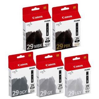 Canon Tinte PGI-29MBK/PBK/DGY/GY/LGY/CO 4868B018 schwarz