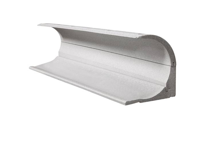 DiHa Roka-Ass Perfekt Rundkasten 240mm Rolladenkastendeckel