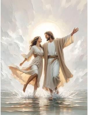 Inspire Essentials Sacred Heart Jesus Canvas Wall Art Christian Religious Poster 12 7.87 9.84 Inches