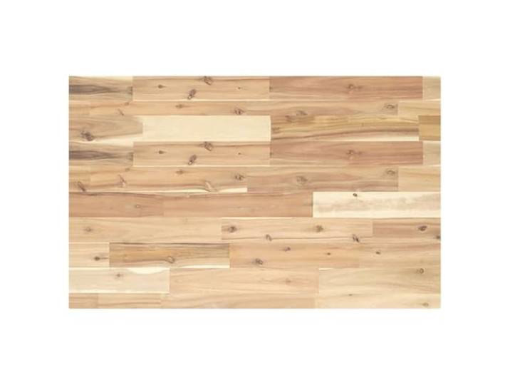HGPOTUY Tischplatte Rechteckig 100x50x4 cm Massivholz Akazie Akazienholz,unbehandelt,glatte Oberfläche,feuchtes