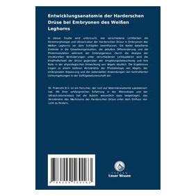 Umbreit Entwicklungsanatomie der Harderschen Drüse bei Embryonen des Weissen Leghorns (Deutsch, Softcover, Harshad Patki Sudhir, Prakruthi B V, Surjith K P) (69157071)