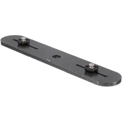 Gitzo G-1539 Zweifachschiene 35cm Abstand (Stativschlitten), Stativ Zubehör, Silber