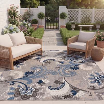 SAFAVIEH Cabana Avia Indoor/ Outdoor Waterproof Patio Floral Rug