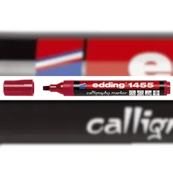 Edding 4-1455046 1455 Fasermaler calligraphy pen - 1-5 mm, karmesin