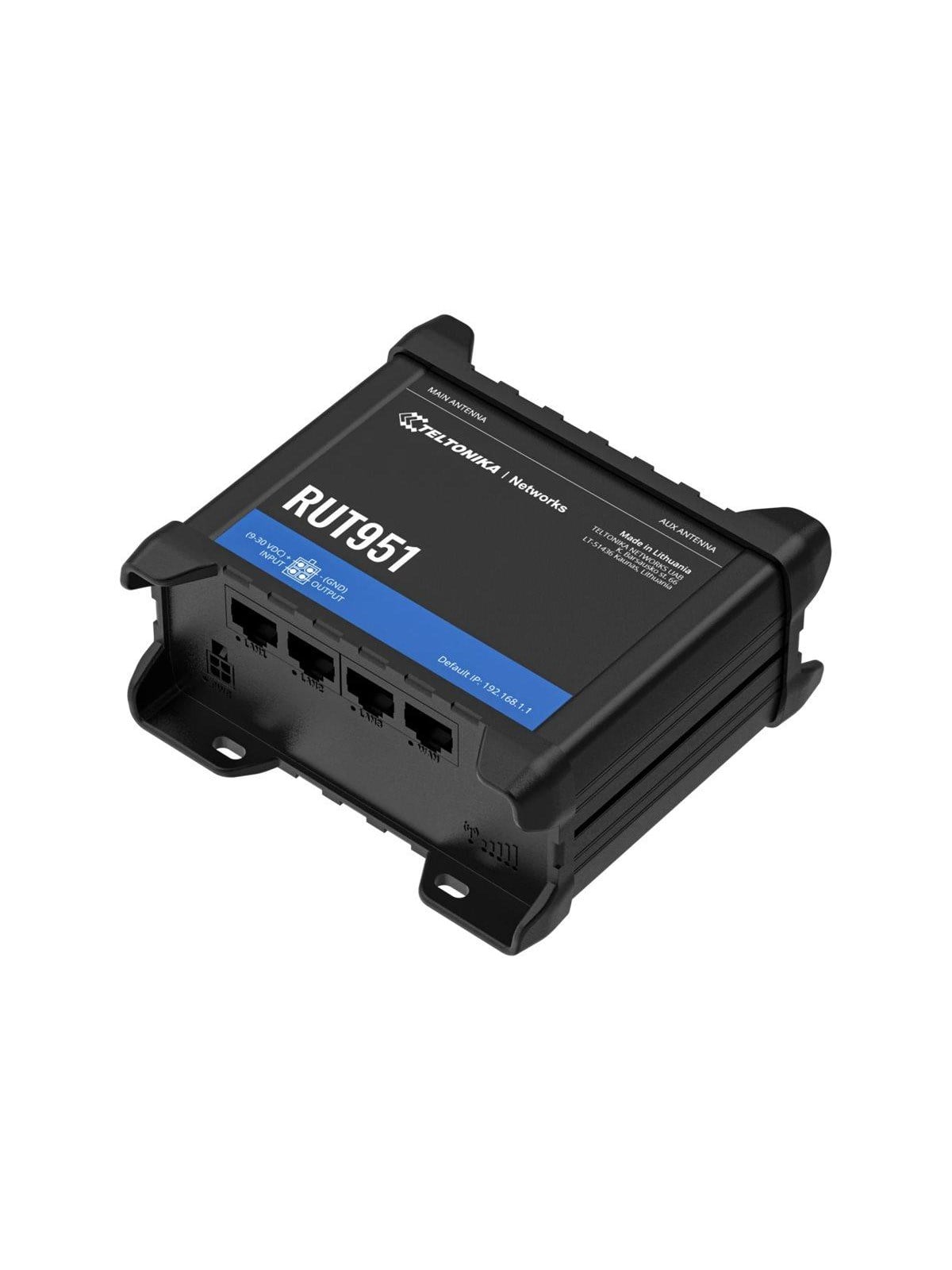 Teltonika RUT951 Industrial Cellular Router (RUT951000000 / Standard package with EU PSU) - Wireless router N Standard - 802.11n