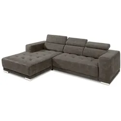 SOMETA Ecksofa Cocoon Stoff Braun