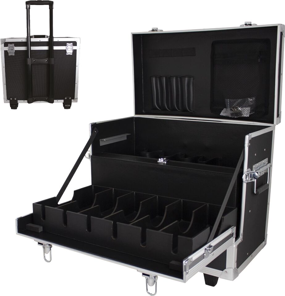 Melcap Valigia Trolley per Attrezzatura da Barbiere – Porta Tagliacapelli, Tosatrici e Accessori