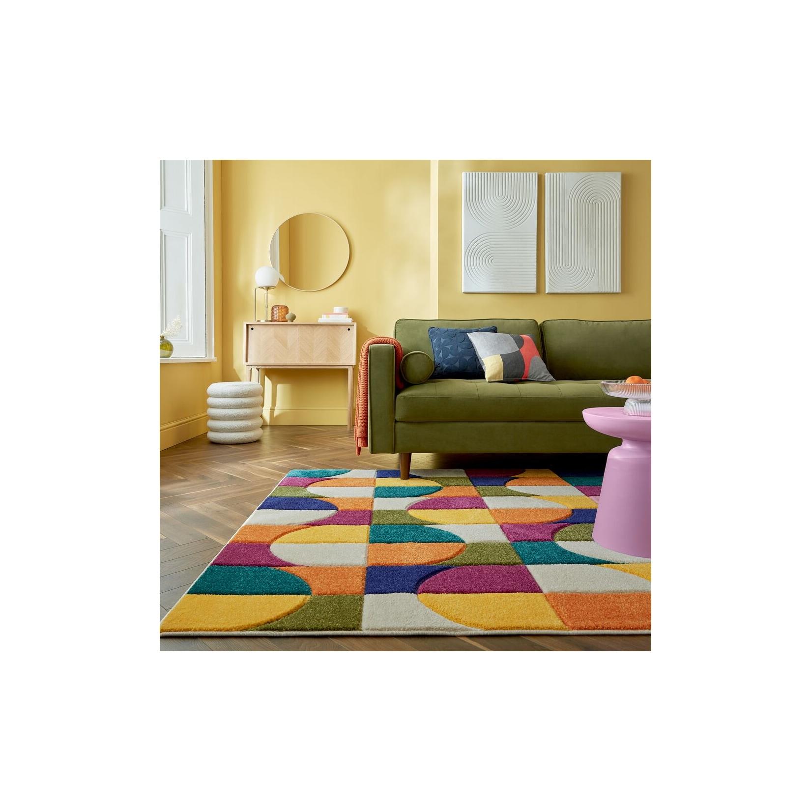 Teppich geometrisch Bunt 160 x 230 cm - QUAGGY Kadima Design